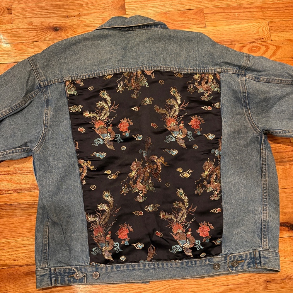 Carmar Oversized Blue Denim Jacket Size Small